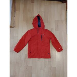 Boys Paradox Fleece Lined Red‎ Jacket Spring Hooded Sz S